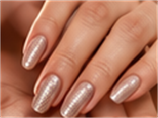 Luxury bridal nail art manicure at Silk & Marry Mumbai
